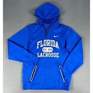 Florida Gators Nike Hoodie Mens Small Blue Lacrosse Therma Fit Gym Training